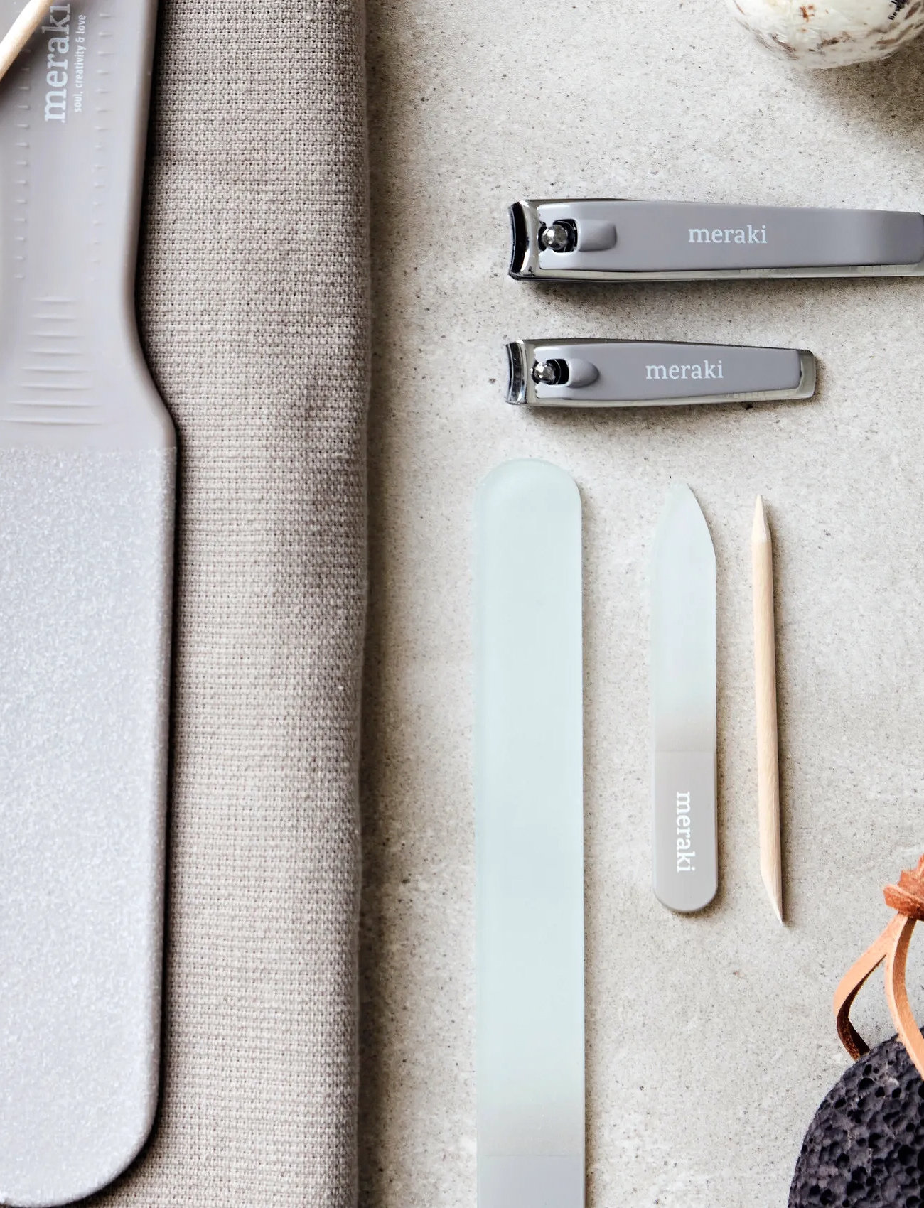 meraki Nail Kit, One Size, Grey, Negle > Neglepleje, Dame