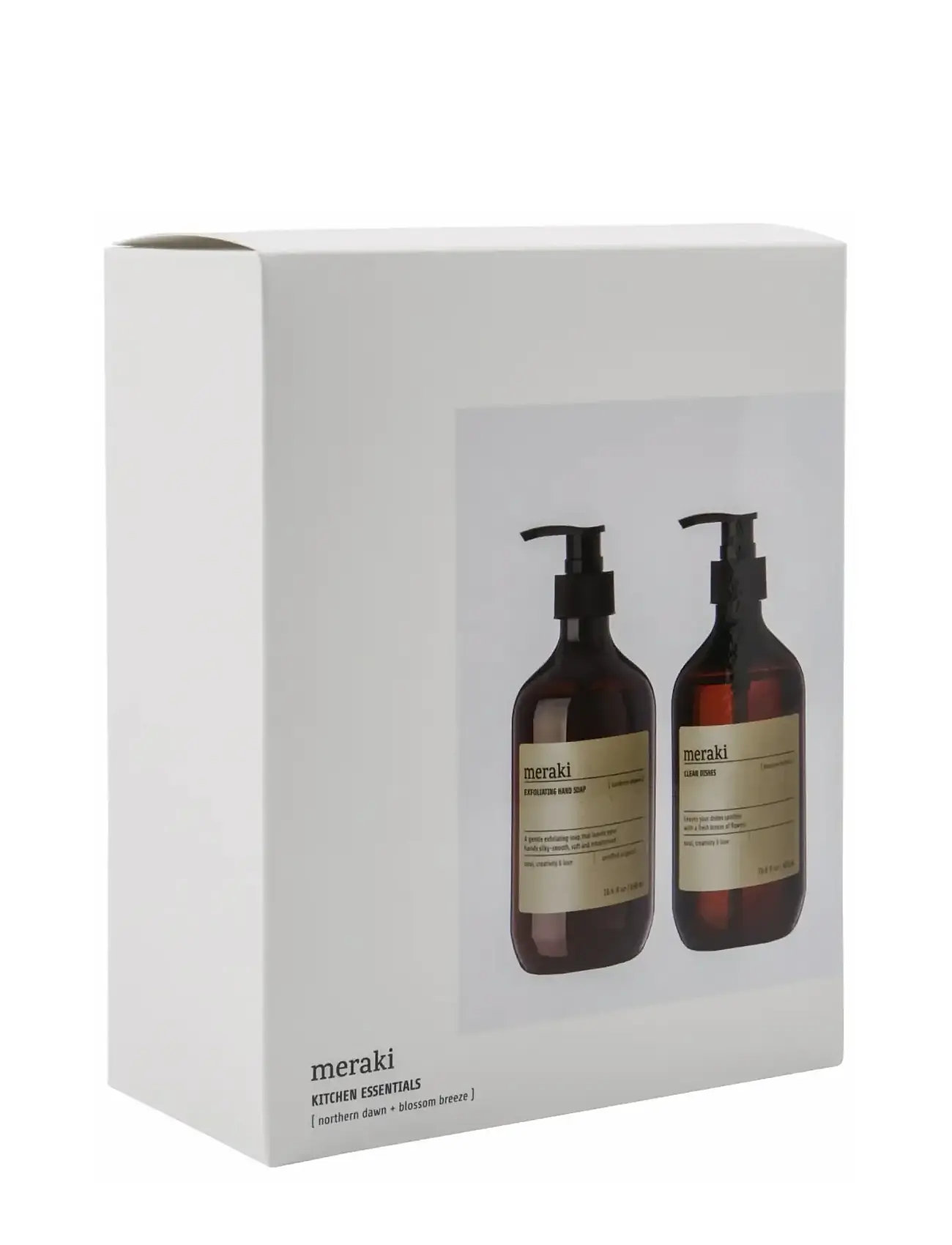 meraki Gift Box, Northern Dawn Exfoil. Hand Soap + Blossom Breeze Dish Wash, 490 490 Ml Ml 2