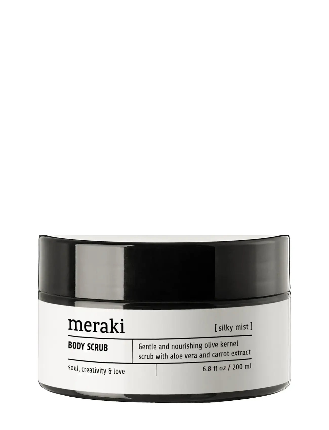 meraki Olive Bodyscrub, Silky Mist, 200 ml, One Size, Grey, Krop > Scrub Og Eksfolierende Midler, Dame