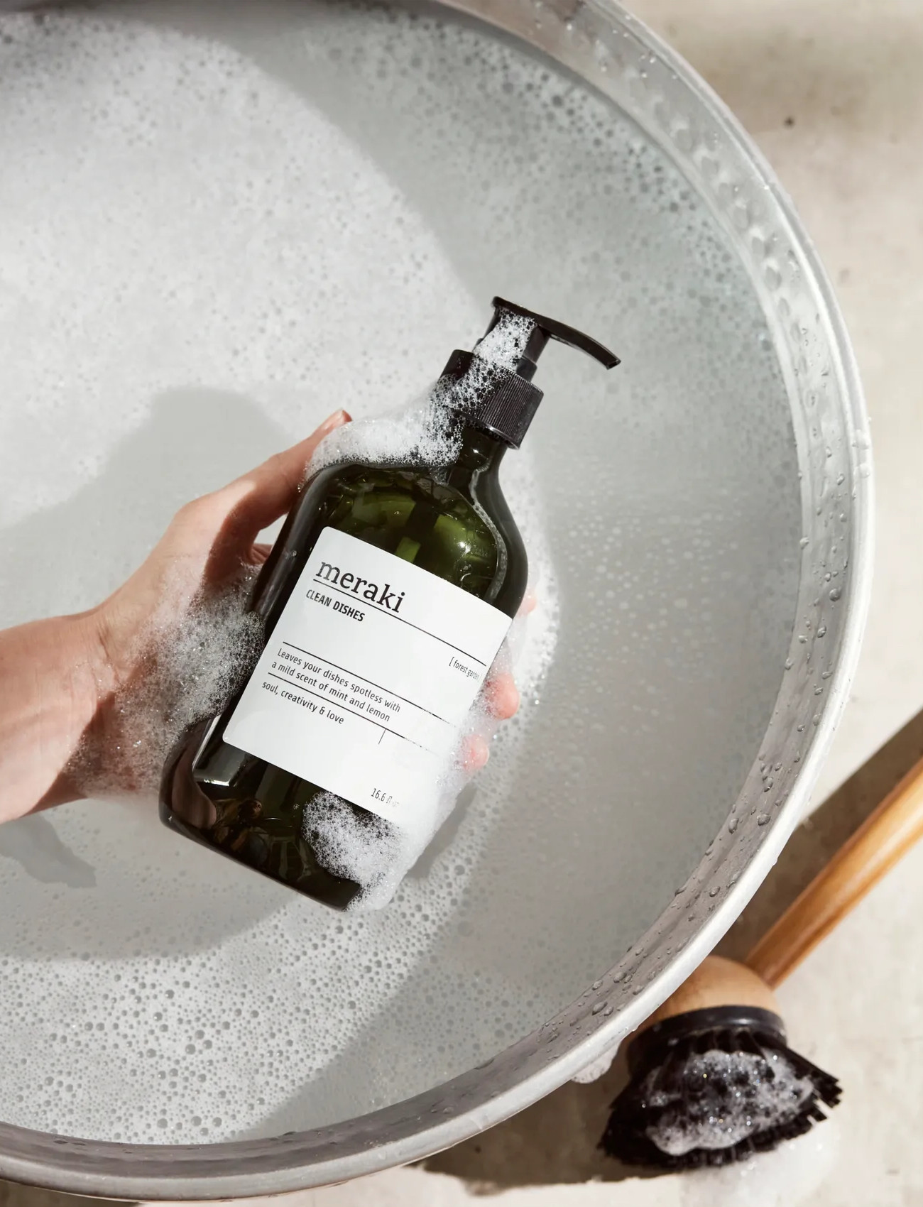 meraki Dish Wash, Forest Garden, 490 ml, Nude, Opvask > Opvaskesæbe, Unisex