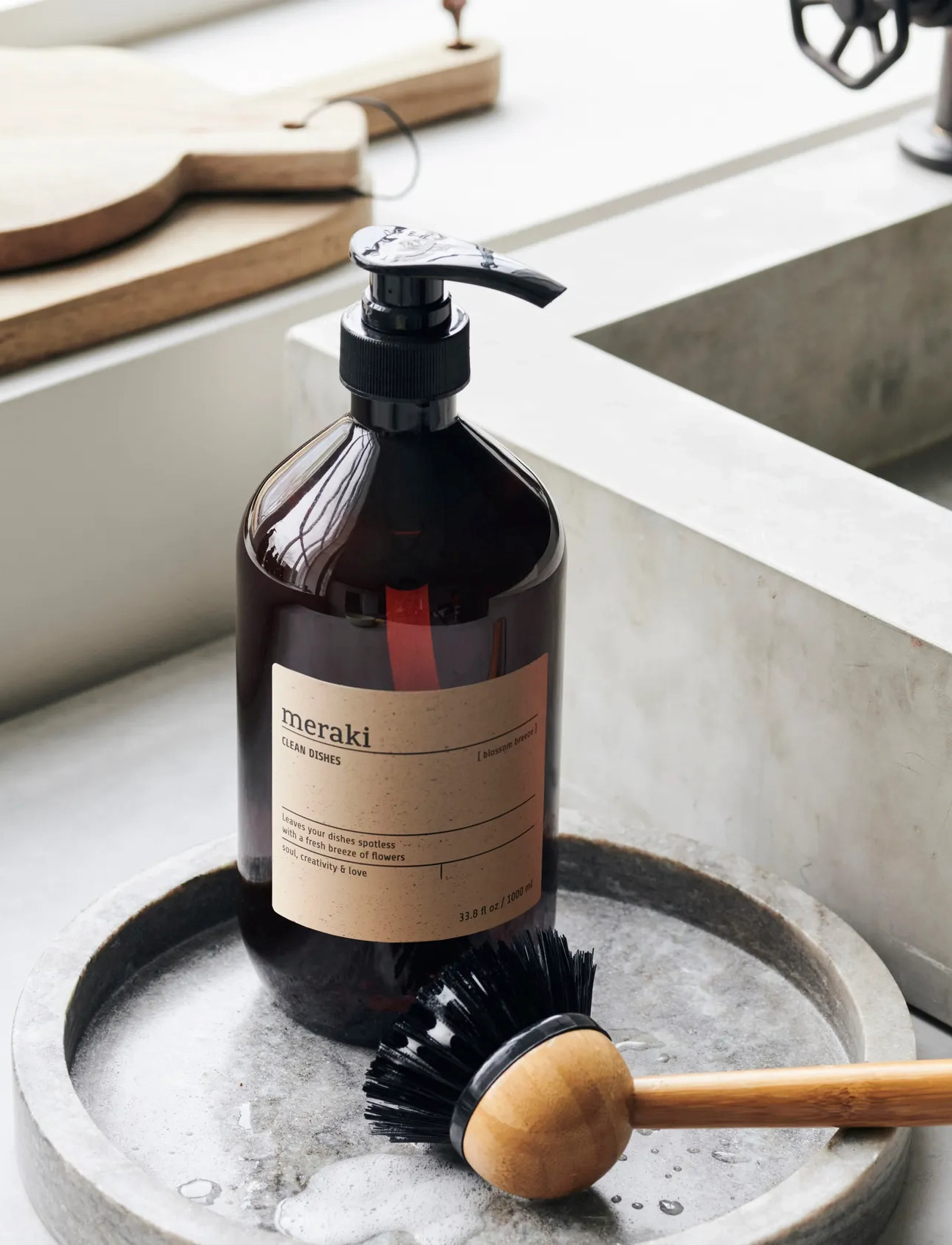 meraki Dish Wash, Blossom Breeze, 1000 ml, Nude, Opvask > Opvaskesæbe, Unisex