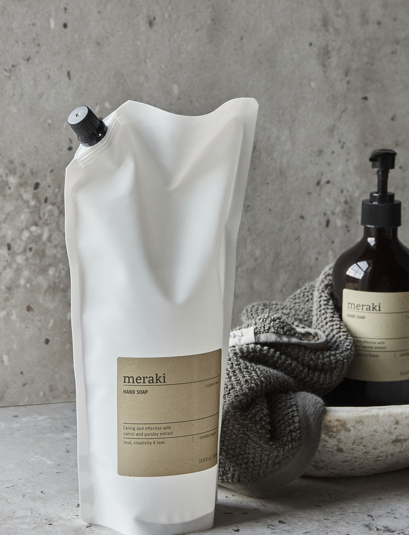 meraki Hand Soap, Northern Dawn Refill, One Size, Nude, Håndsæbe > Håndvask Refill, Dame