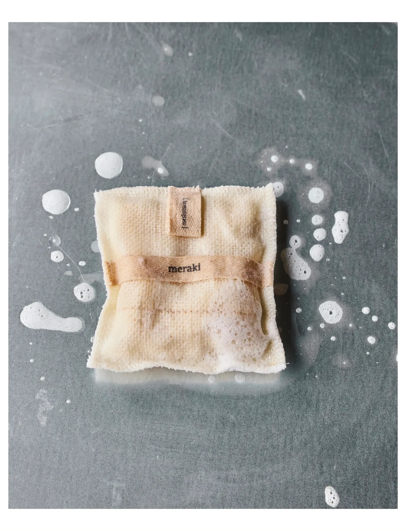 meraki Bath Mitt, Lemongrass, 140 G, 140 G, Beige, Krop > Scrub Og Eksfolierende Midler, Dame