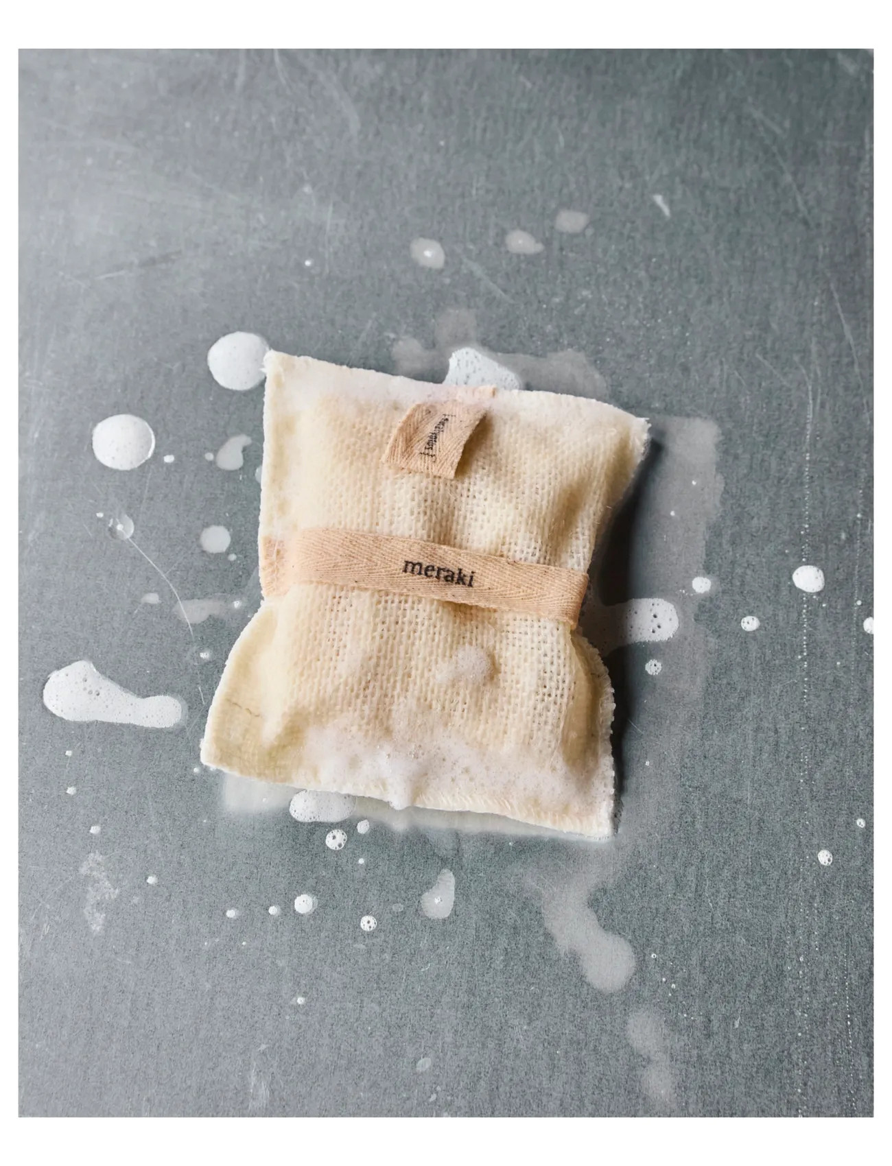 meraki Bath Mitt, Eucalyptus, 140 G, 140 G, Nude, Krop > Scrub Og Eksfolierende Midler, Dame