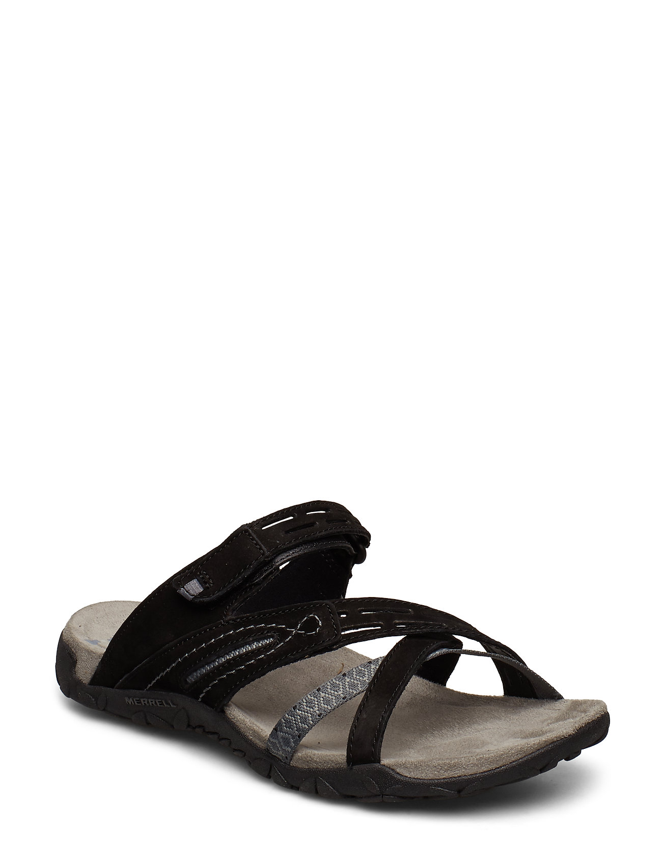 Terran Weave Ii Black Platte Sandalen Zwart Merrell merrell kopen in de aanbieding
