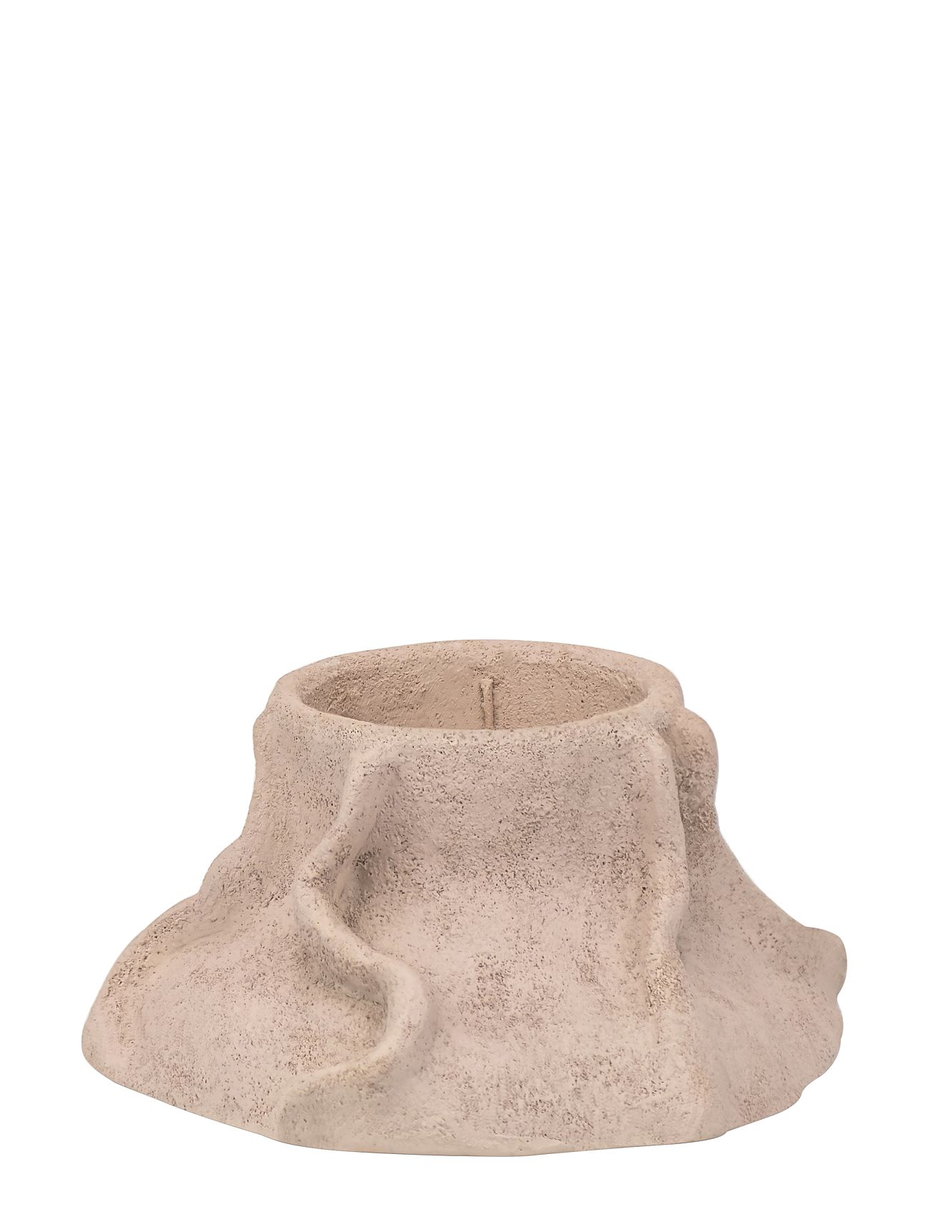 METTE DITMER Art Piece Lava Candleholder Beige - H:6CM - Unisex