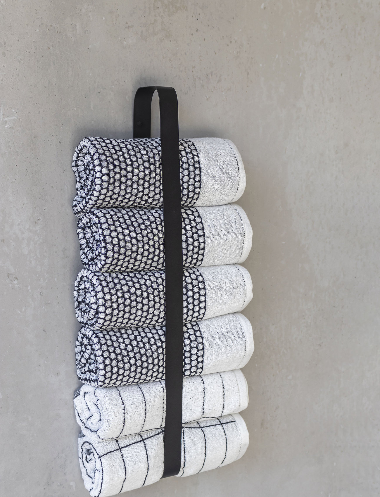 Mette Ditmer Carry Towel Bar, W9X L52X H3 cm, Brown, Opbevaring > Knager Og Knopper, Unisex