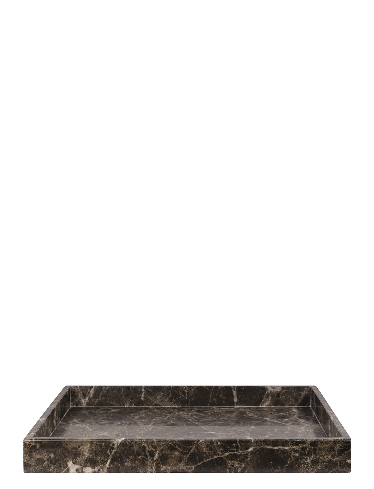Marble Deco Tray Brown Mette Ditmer