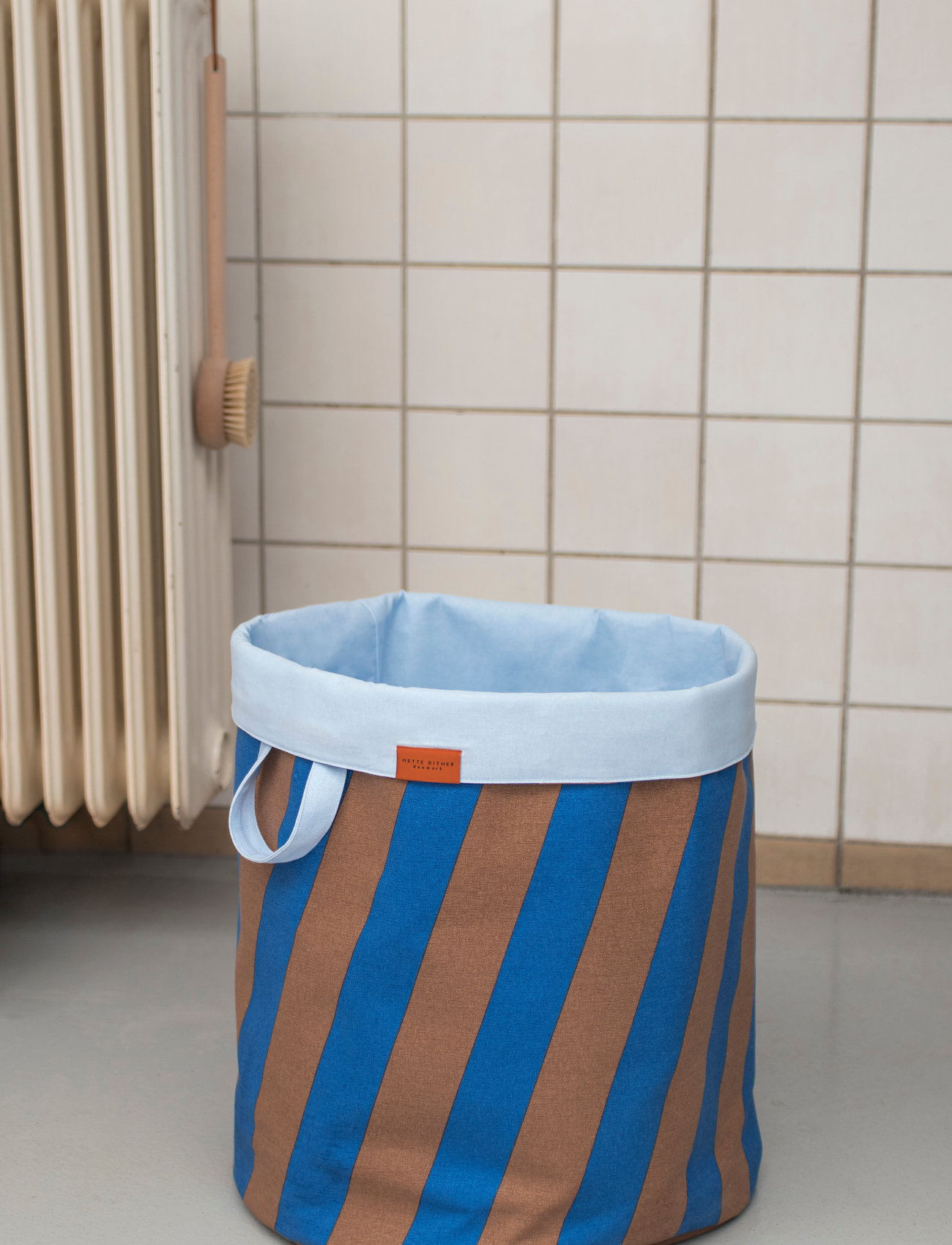 Mette Ditmer Nova Arte Laundry Bag, One Size, Blue, Opbevaring > Vasketøjskurve, Unisex