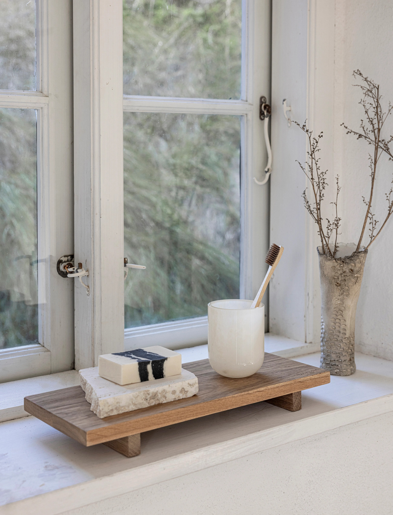 Mette Ditmer Opal Toothbrush Holder, One Size, Cream, Badeværelsesinteriør > Tandbørsteholder, Unisex