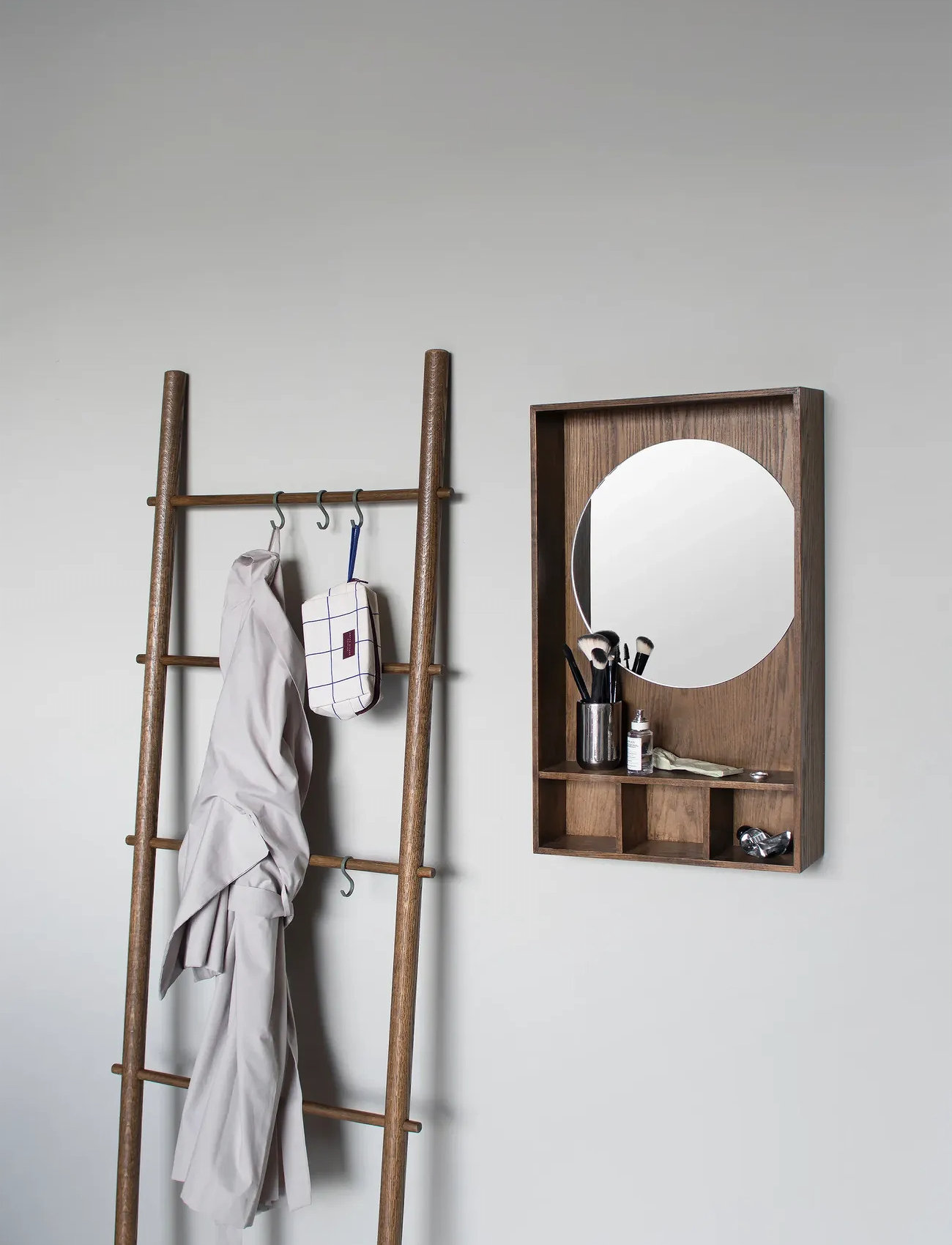 Mette Ditmer Show-Me Mirror Shelf, 40X60 cm, Brown, Møbler > Hylder, Unisex
