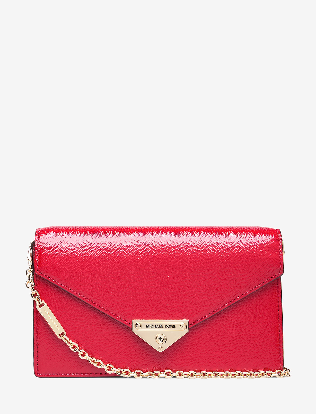 michael kors red clutch