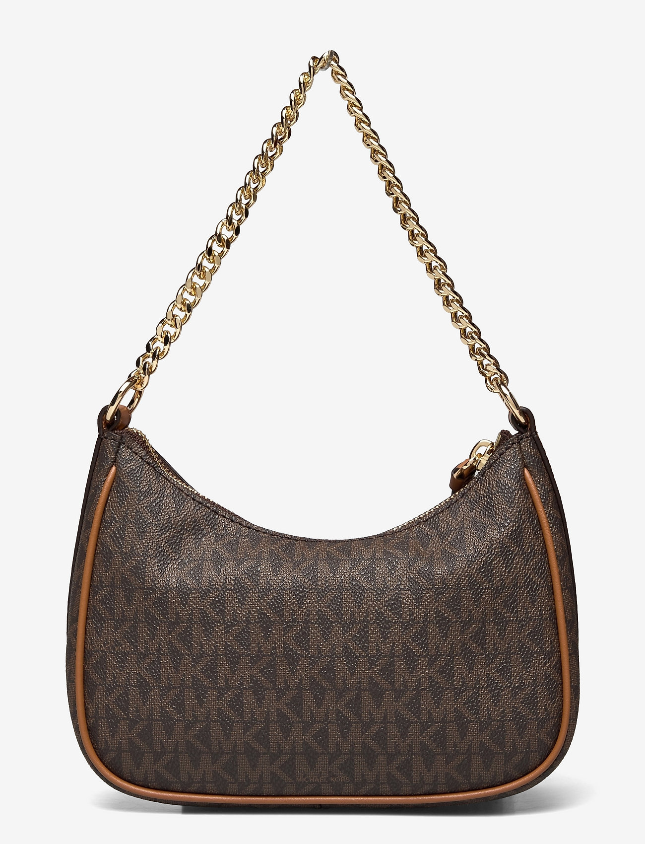 michael kors pouches chain pouchette brown