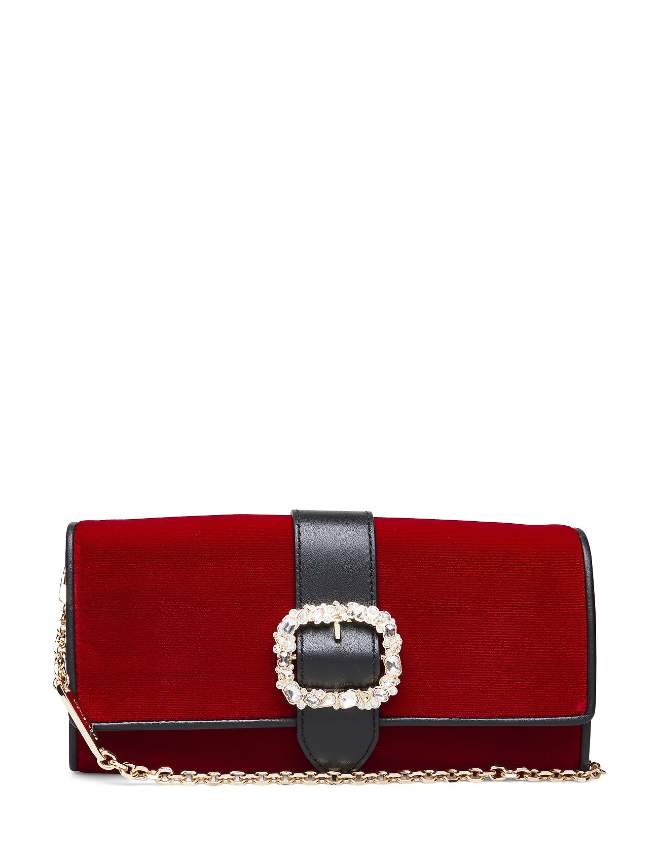 deep red clutch