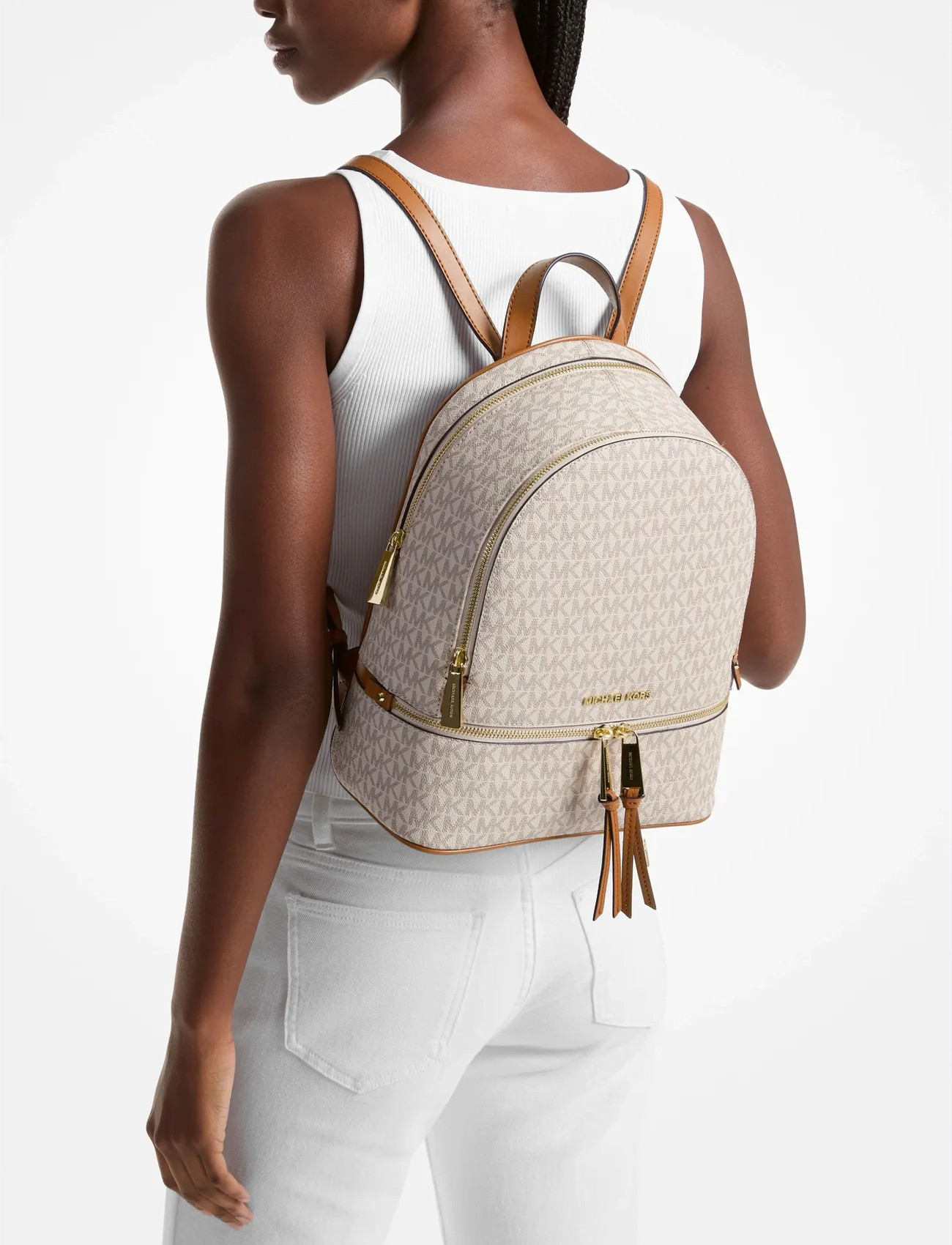 Michael Kors Md Backpack, One Size, Cream, Tasker > Rygsække, Dame