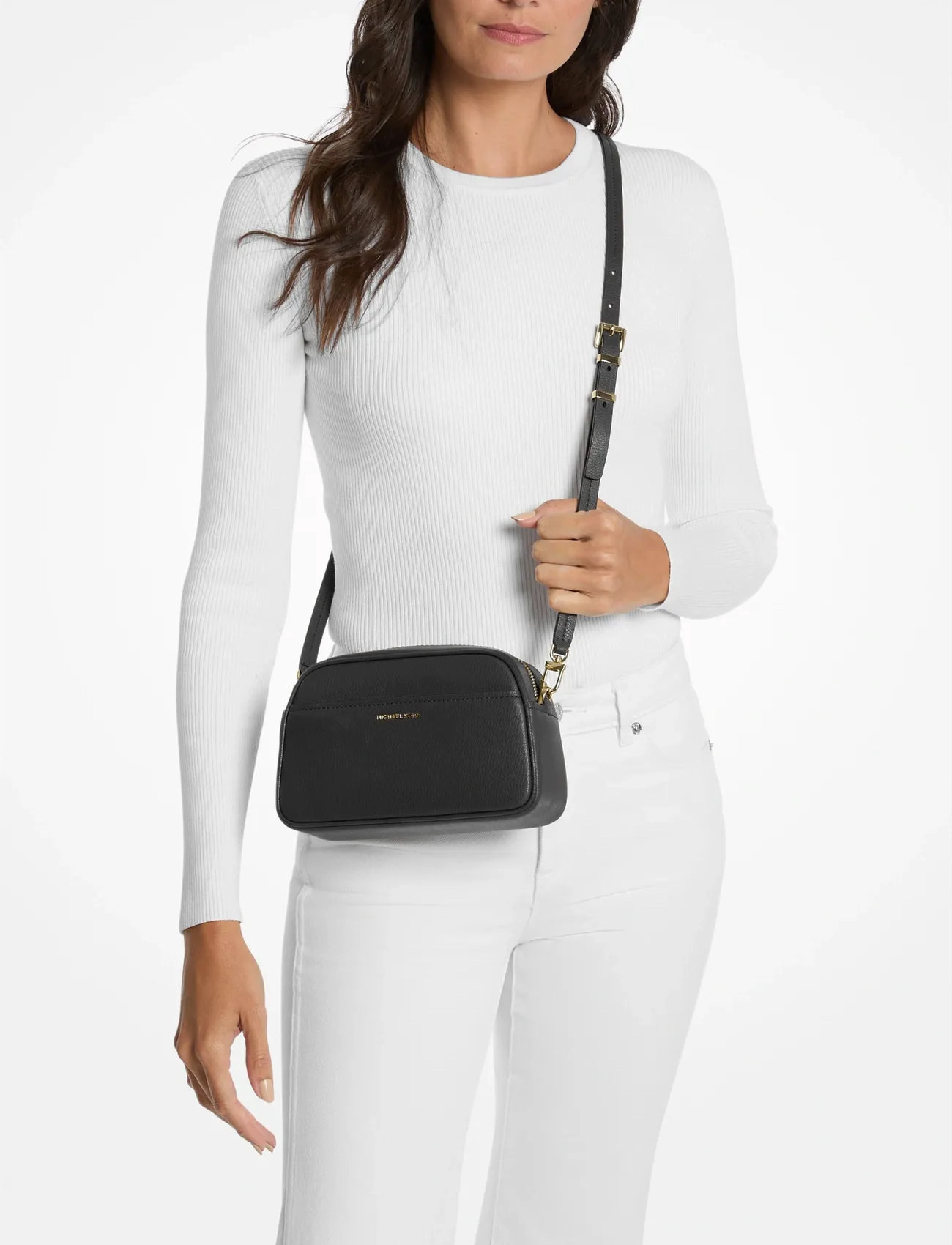 Michael Kors Sm Camera Xbody, One Size, Black, Tasker > Crossbody-Tasker, Dame