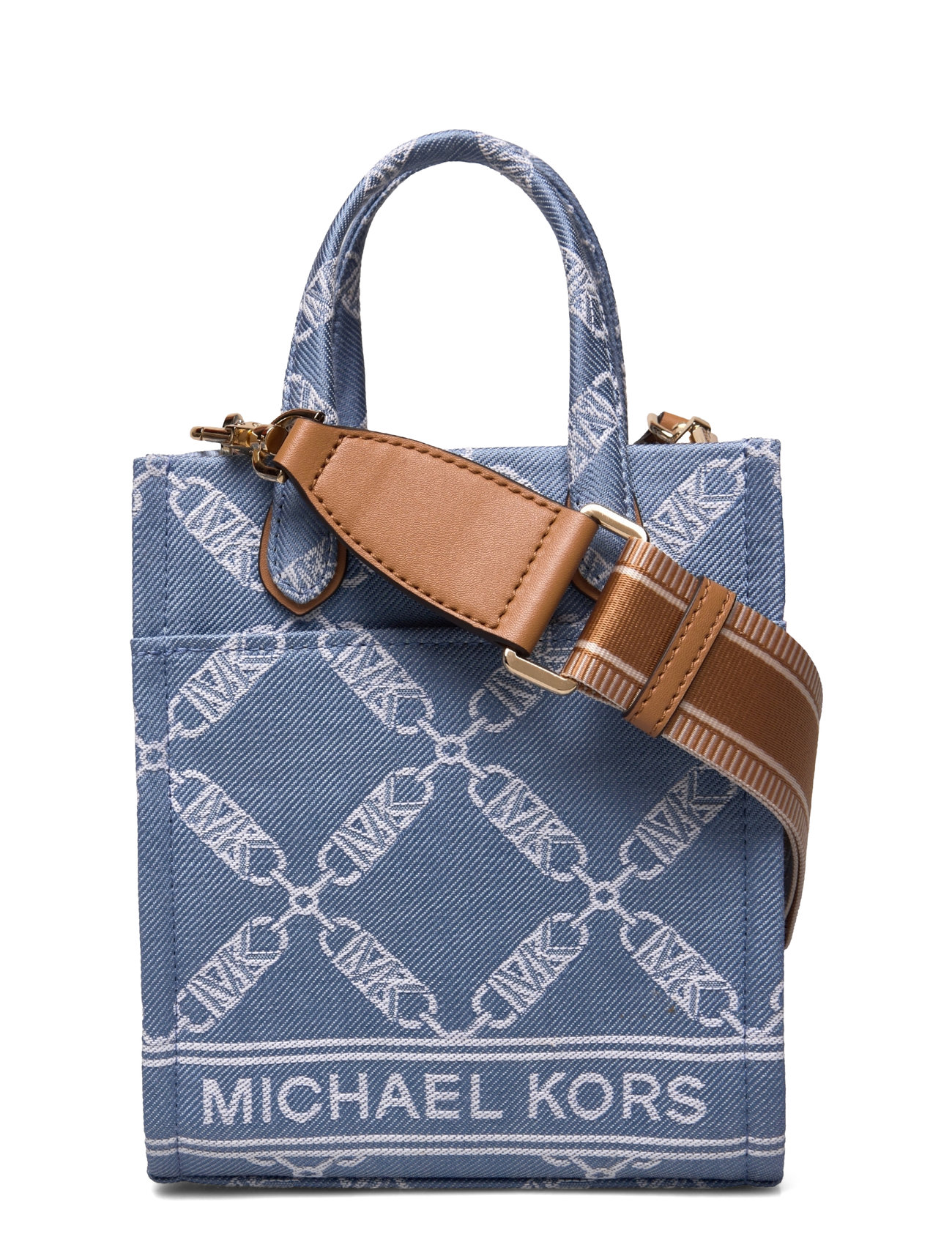 Xs Ns Shopper Tote Xbody Bags Crossbody Bags Blue Michael Kors