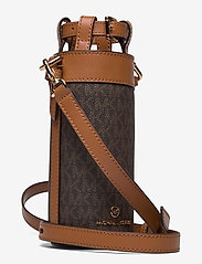 Logo-print Faux Textured-leather Water Bottle Holder .ng