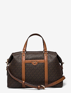 MD SATCHEL - handbags - brn/acorn