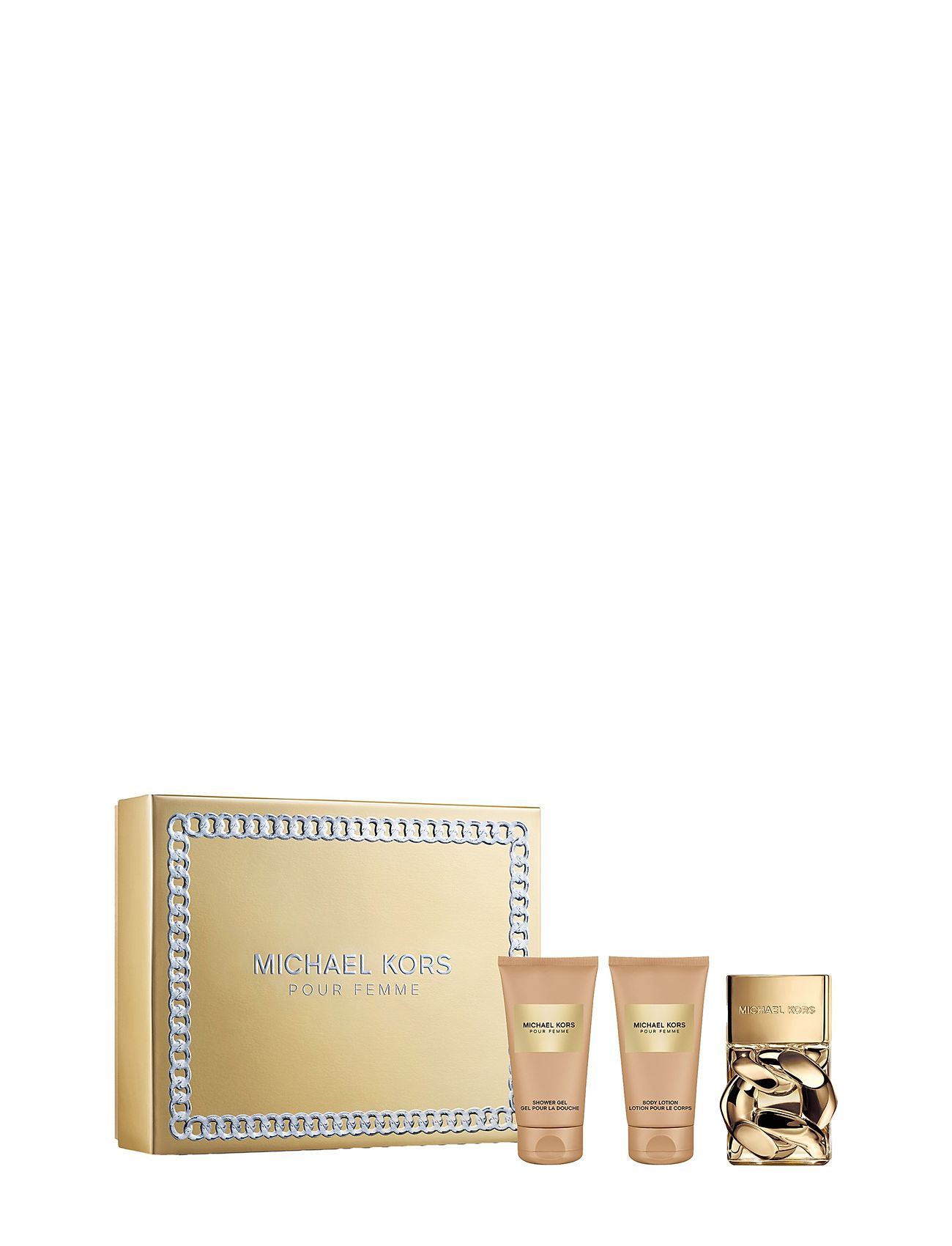 Michael Kors Fragrance Gift Set Pour Femme Edp + Shower Gel + Body Lotion Nude