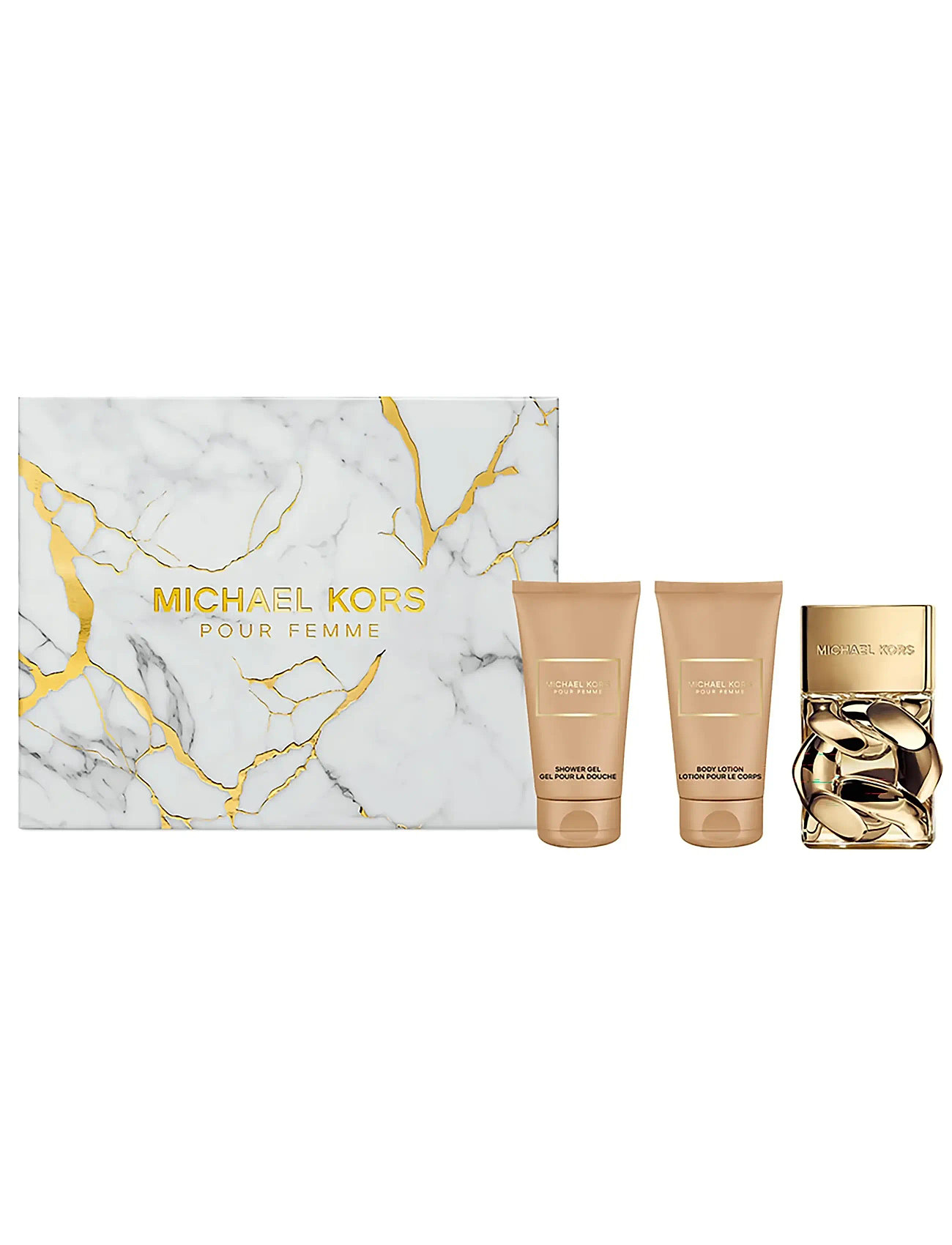 Michael Kors Fragrance Gift Set Pour Femme Edp + Shower Gel + Body Lotion, 150 ml, Nude, Kropspleje > Cremer & Lotions & Bodybutter, Dame