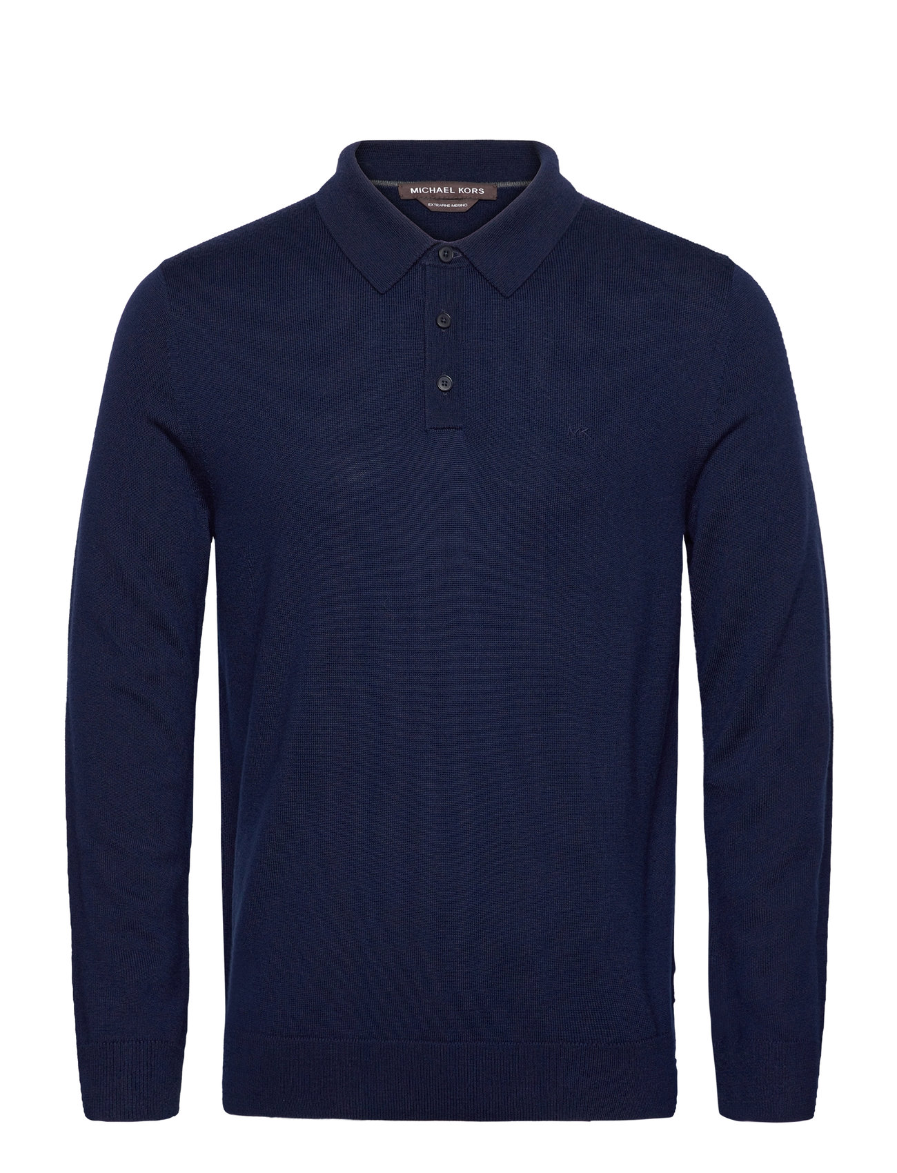 Michael Kors Core Merino Ls Polo Marinblå