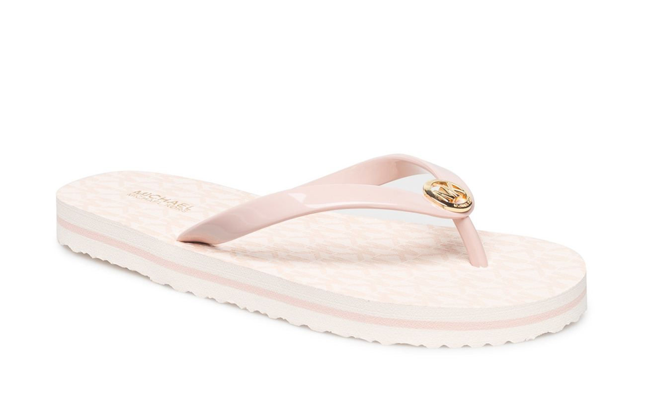 michael kors pink flip flops