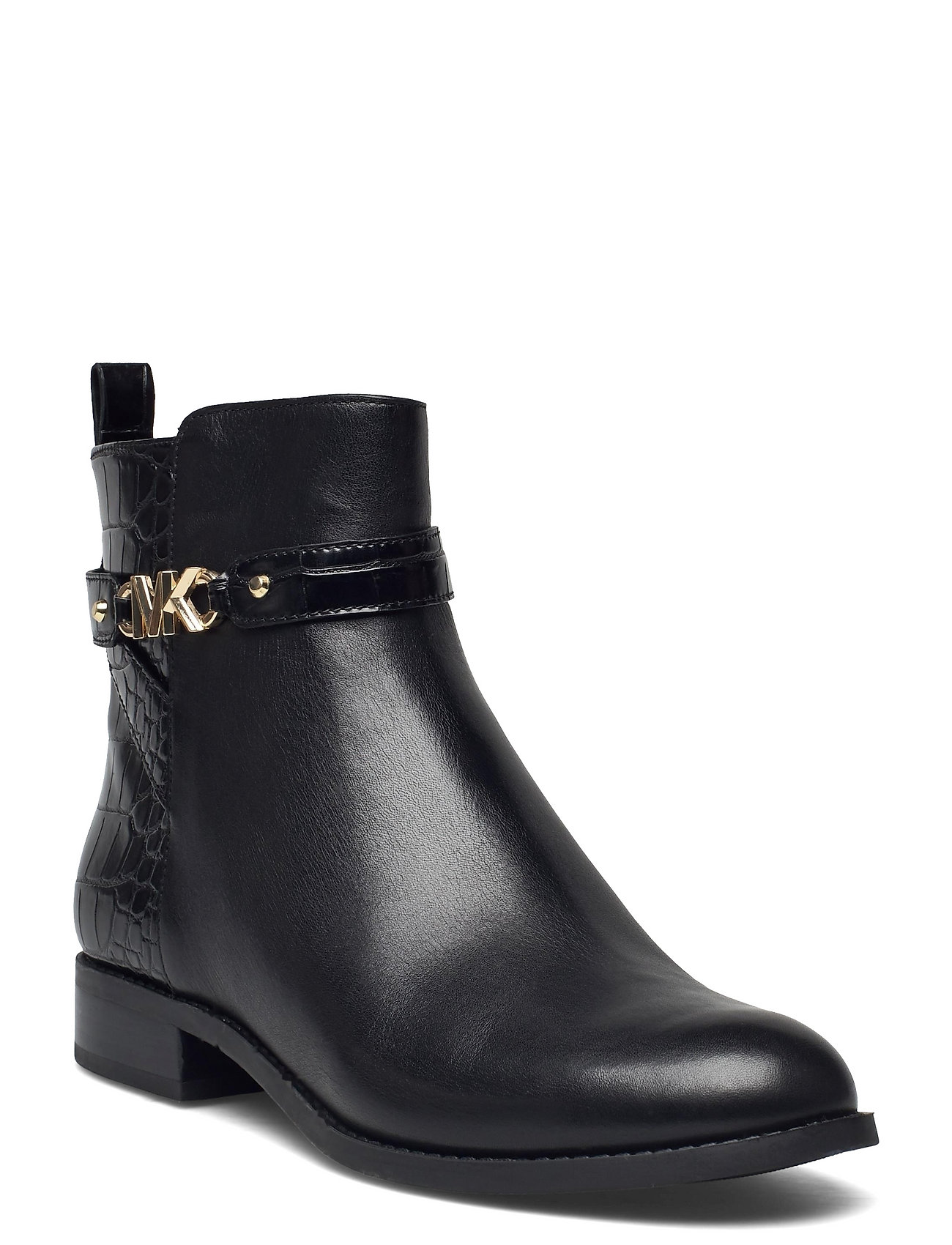 Farrah Flat Bootie Shoes Boots Ankle Boots Ankle Boot - Flat Musta Michael Kors