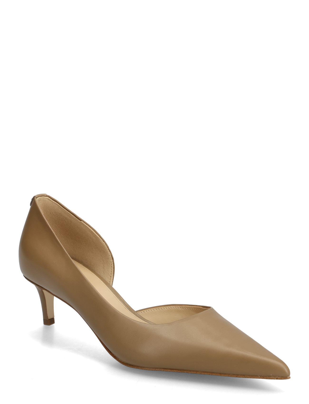 Michael Kors Elyse Kitten Pump, 38.5, Beige, Hæle > Pumps, Dame