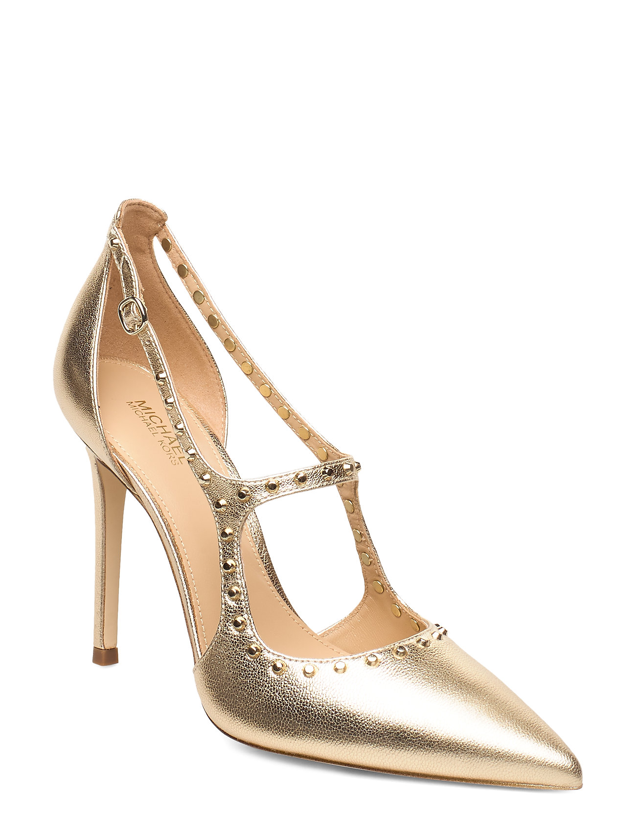 michael kors gold shoes heels