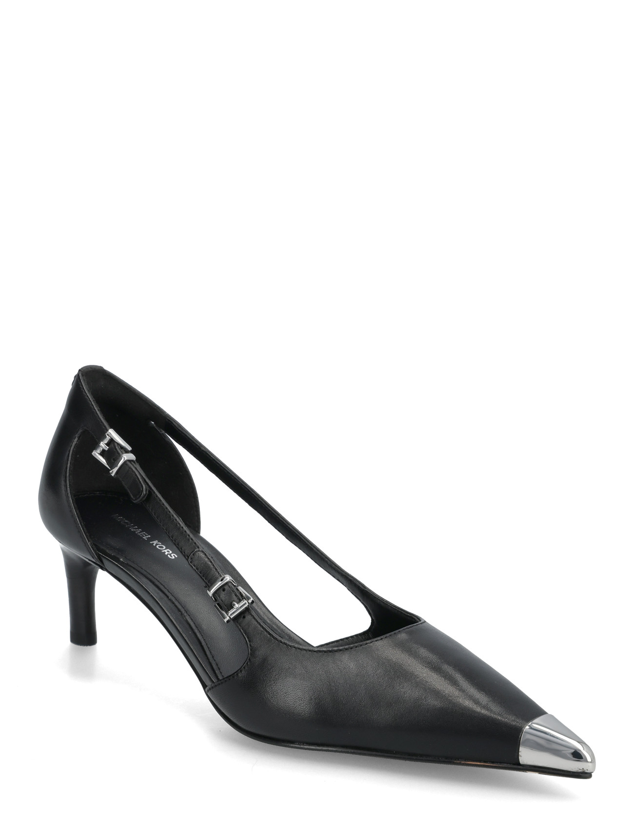 Michael Kors Kasia Mid Pump, 35, Black, Hæle > Pumps, Dame