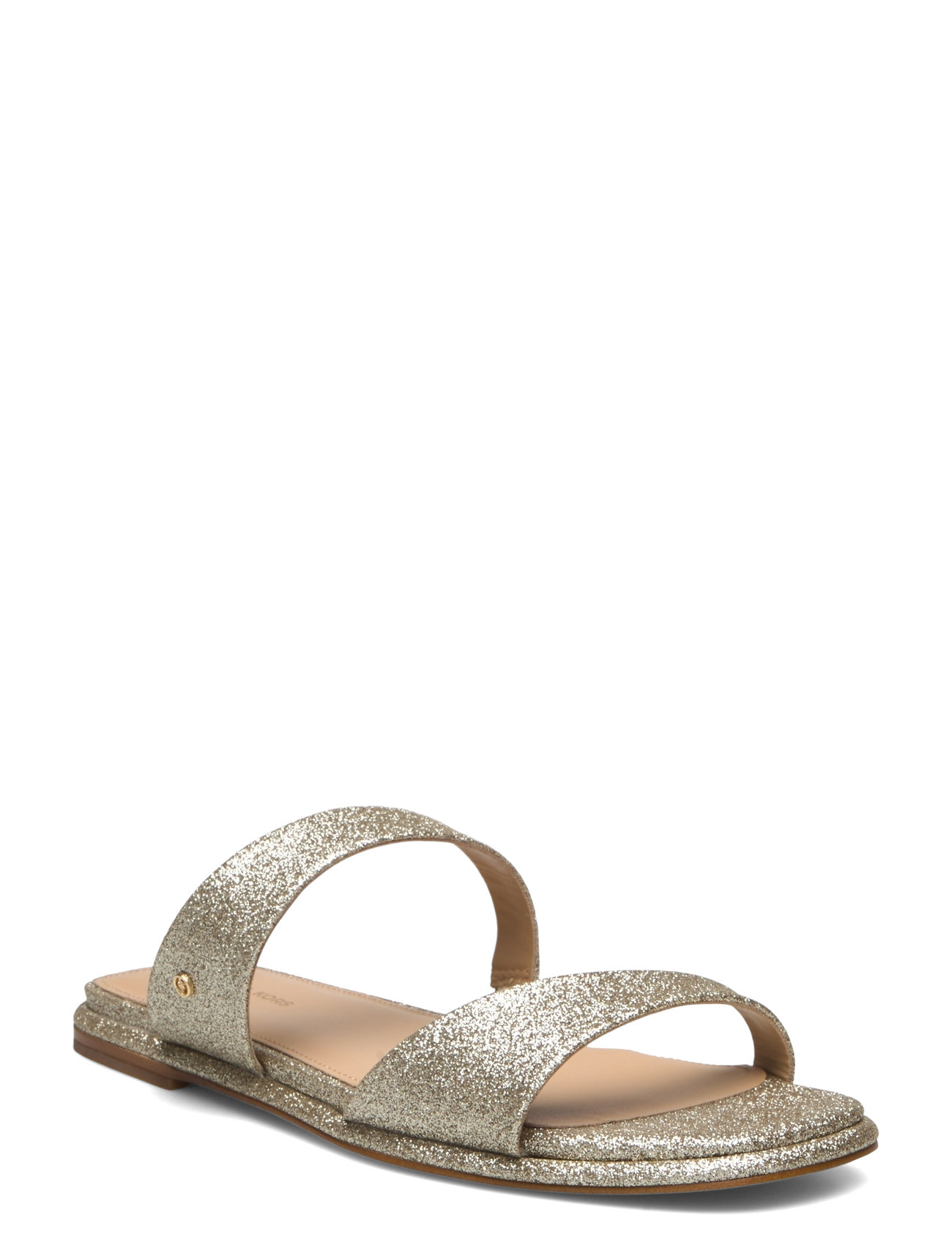 Jaida Flat Sandal Shoes Sandals Flat Sandals Gold Michael Kors