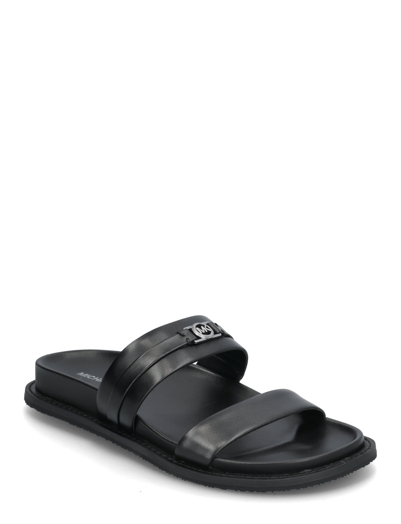 Mandy Flat Sandal Shoes Sandals Flat Sandals Black Michael Kors