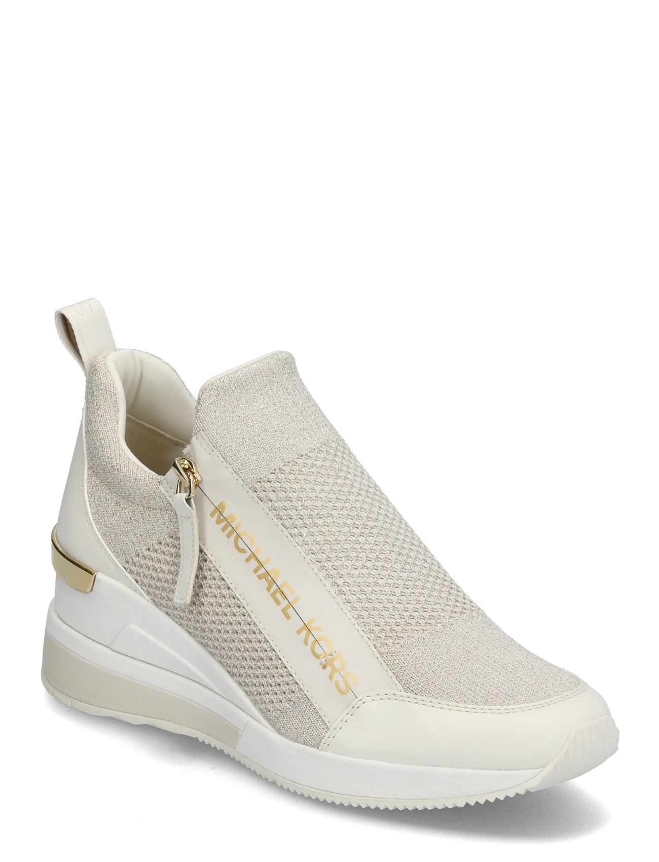 Michael Kors Willis Wedge Trainer Kräm