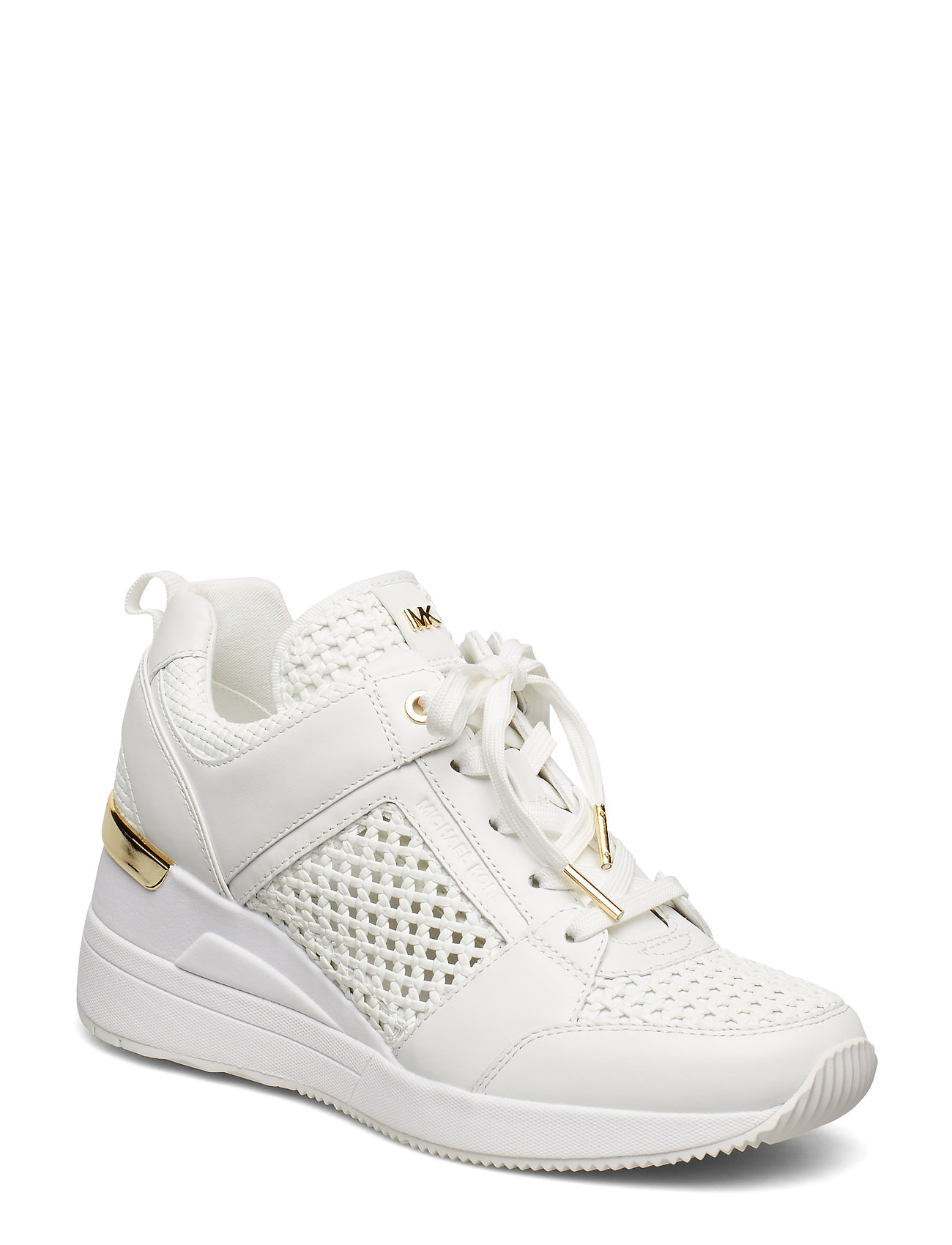 Georgie Trainer Lage Sneakers Wit Michael Kors Shoes michael kors shoes kopen in de aanbieding