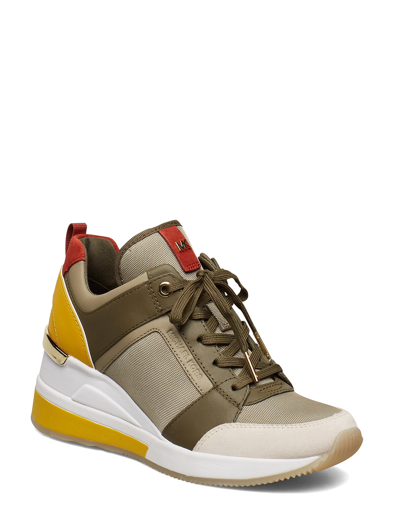 Georgie Trainer Lage Sneakers Multipatroon Michael Kors Shoes michael kors shoes kopen in de aanbieding