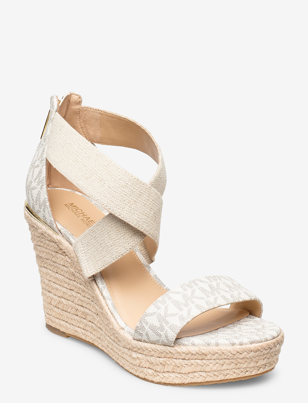 michael kors signature wedges