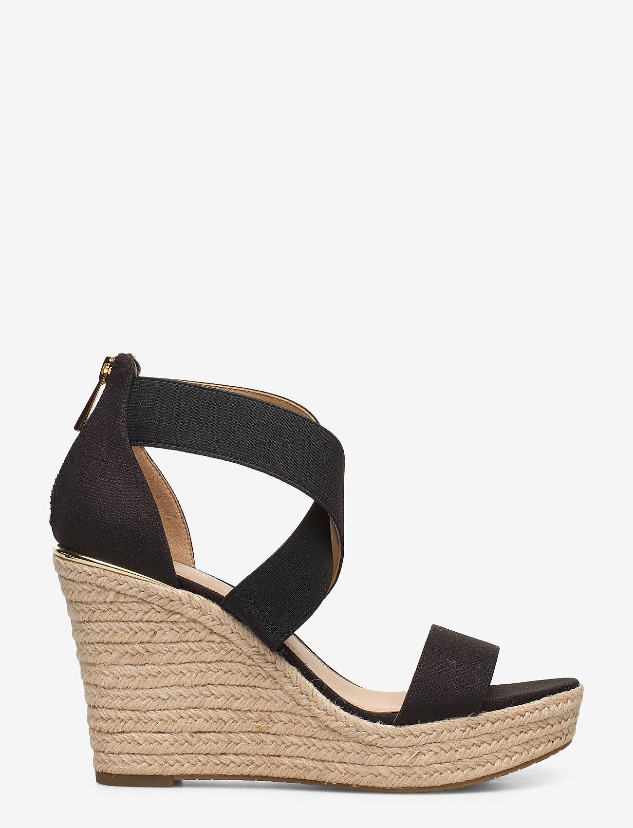 michael kors wedges black