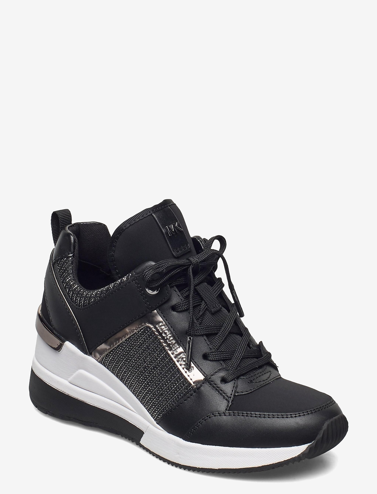 michael kors trainers black and white