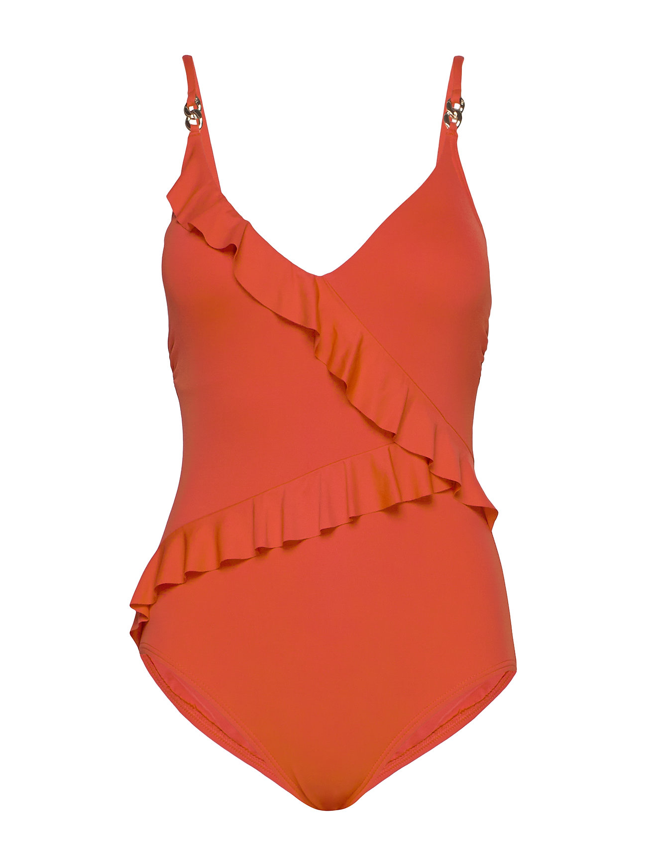 michael kors orange swimsuit