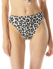 Michael Kors Swimwear - Leopard High Waisted Bottom - bikini ar augstu vidukli - khaki - 2