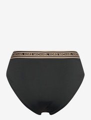 Michael Kors Swimwear - Logo Elastic High Waist Bottom - bikini ar augstu vidukli - black - 1