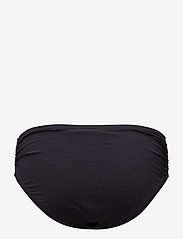 Michael Kors Swimwear - Iconic Solids Shirred Bikini Bottom - bikinibroekjes - black - 1