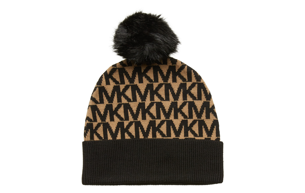 michael kors pom pom beanie