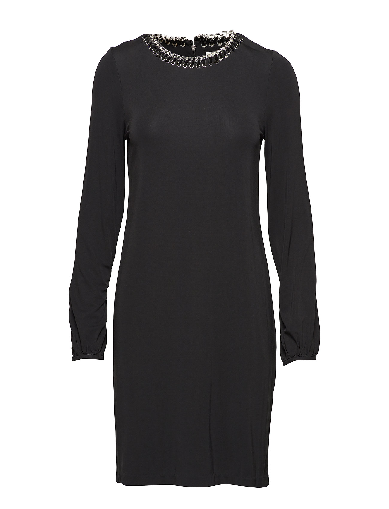 Elv Blouson Chain Drs Korte Jurk Zwart Michael Kors michael kors kopen in de aanbieding