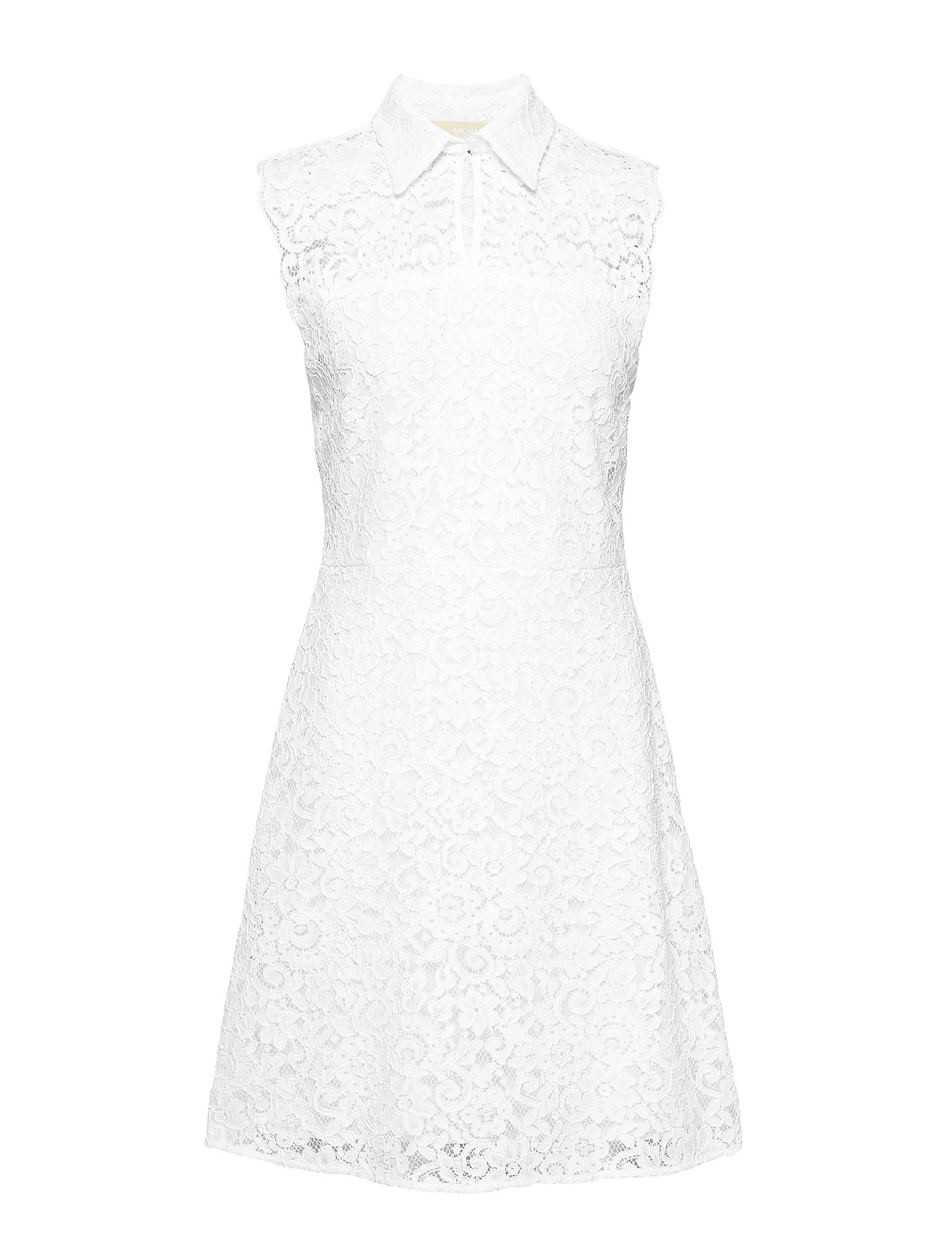 Lace Ff Dress Jurk Knielengte Wit Michael Kors michael kors kopen in de aanbieding