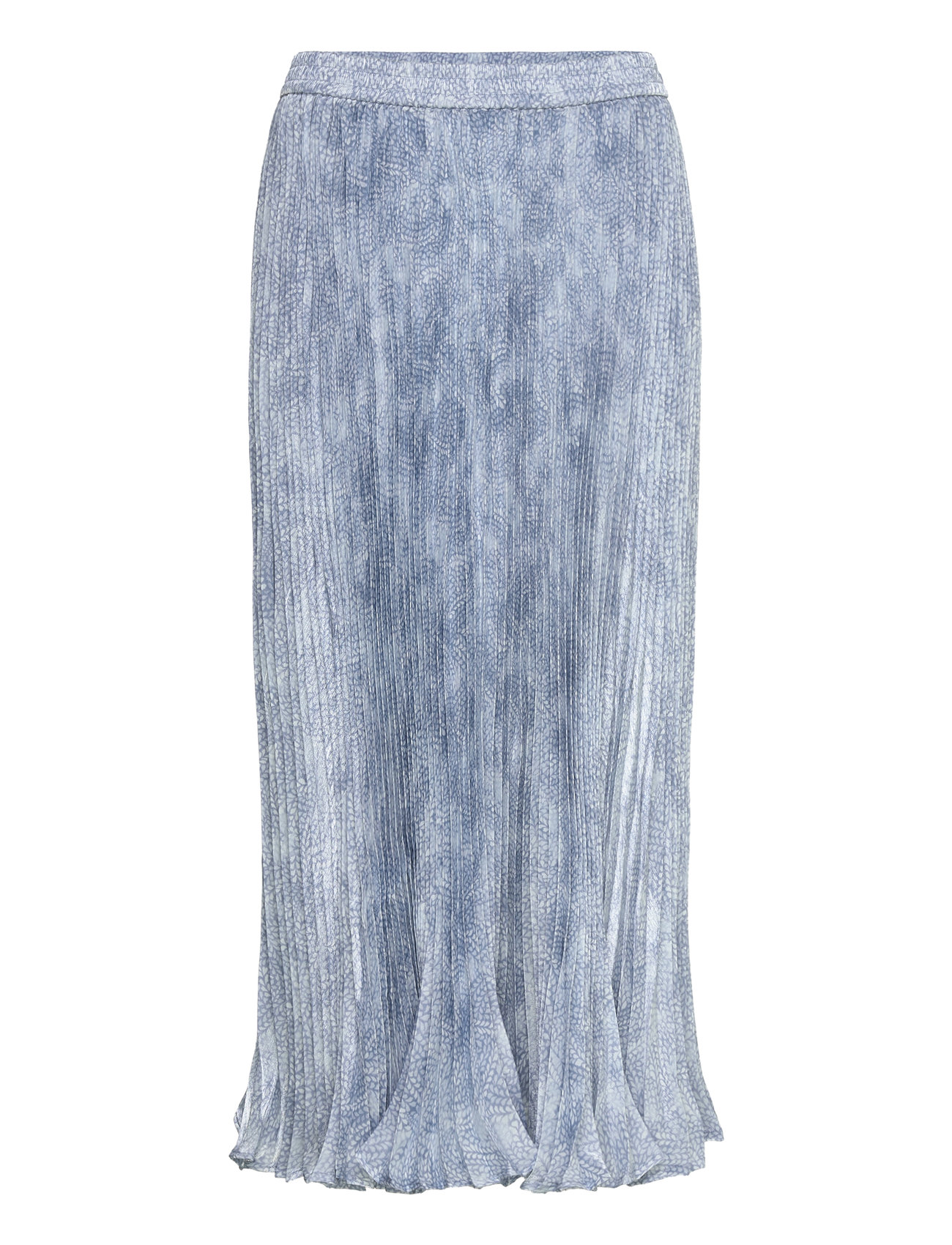 Petal Midi Pleat Skrt Blue Michael Kors