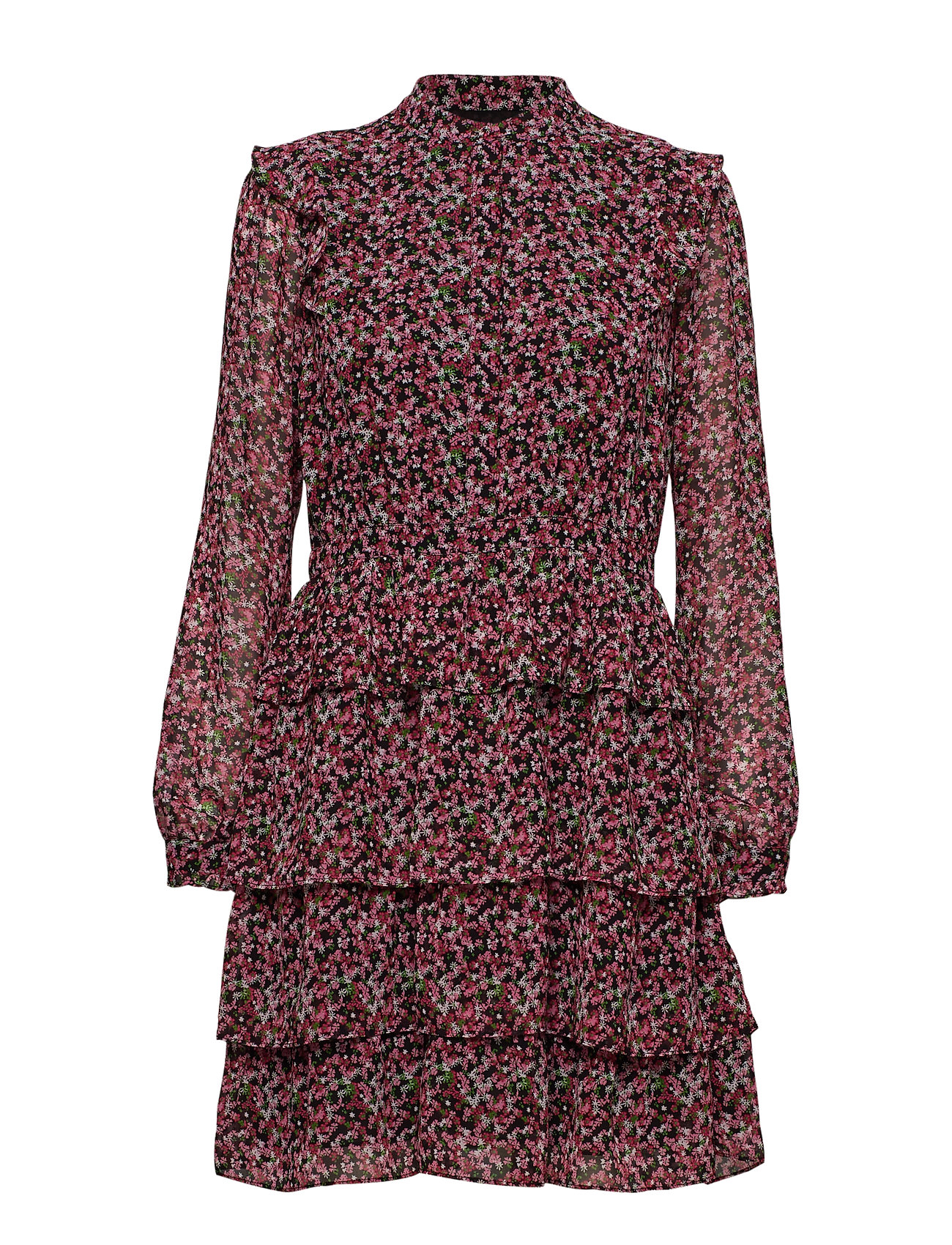 Floral Shirt Dress Korte Jurk Rood Michael Kors michael kors kopen in de aanbieding