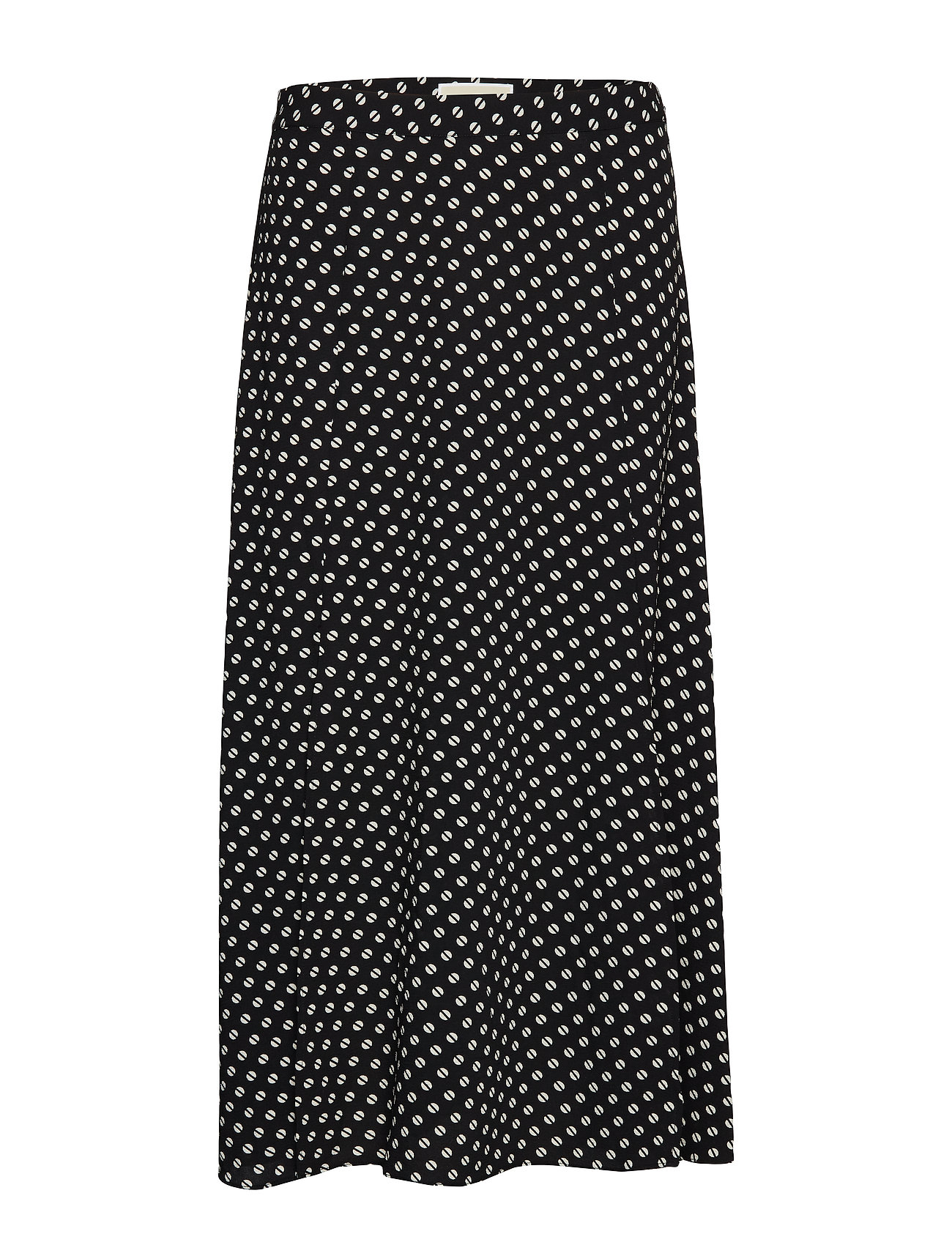 Slit Front Skirt Rok Knielengte Zwart Michael Kors michael kors kopen in de aanbieding