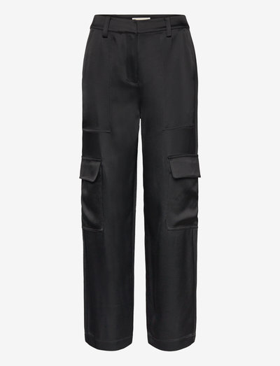 Satin cargo pant